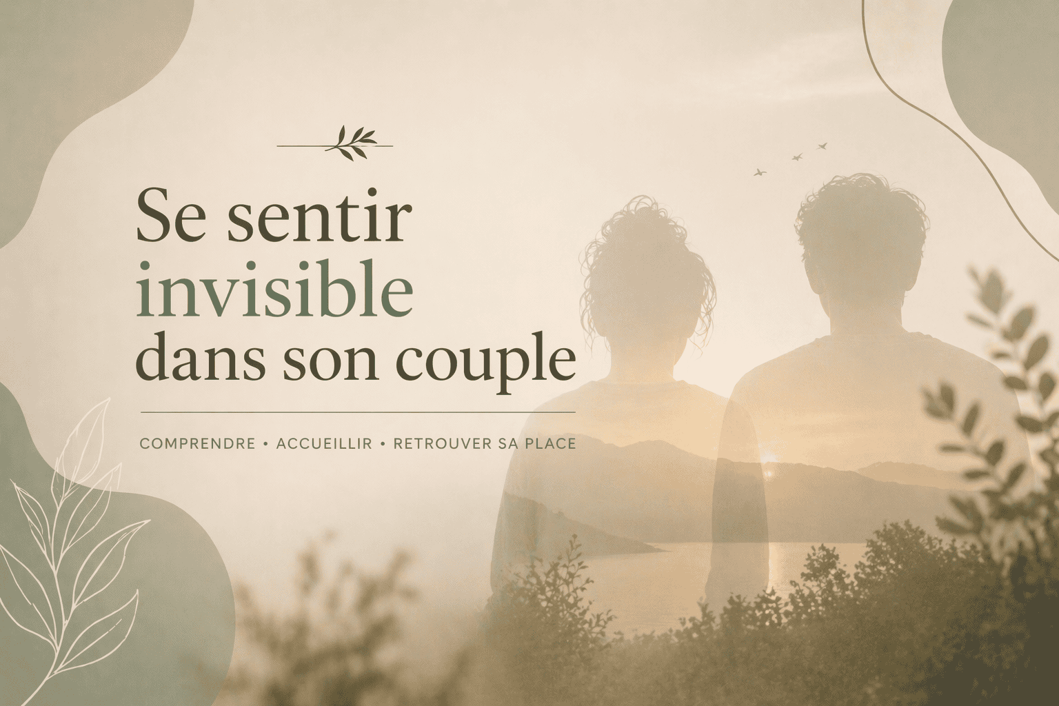 Quand on a l’impression de ne plus exister dans son couple