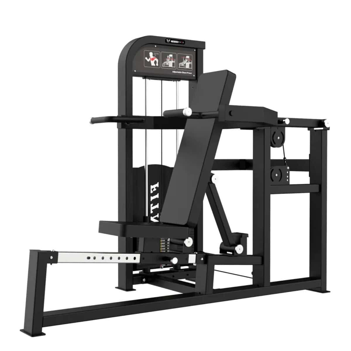 جهاز تمرين الصدر والكتف القابل للتعديل | Dual Function Chest & Shoulder Press