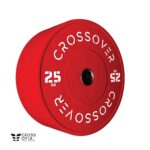 طقم أقراص أولمبية Bumper ملونة عالية الجودة – 5كجم إلى 25كجم (زوج) | Crossover Colour Rubber Bumper Plates
