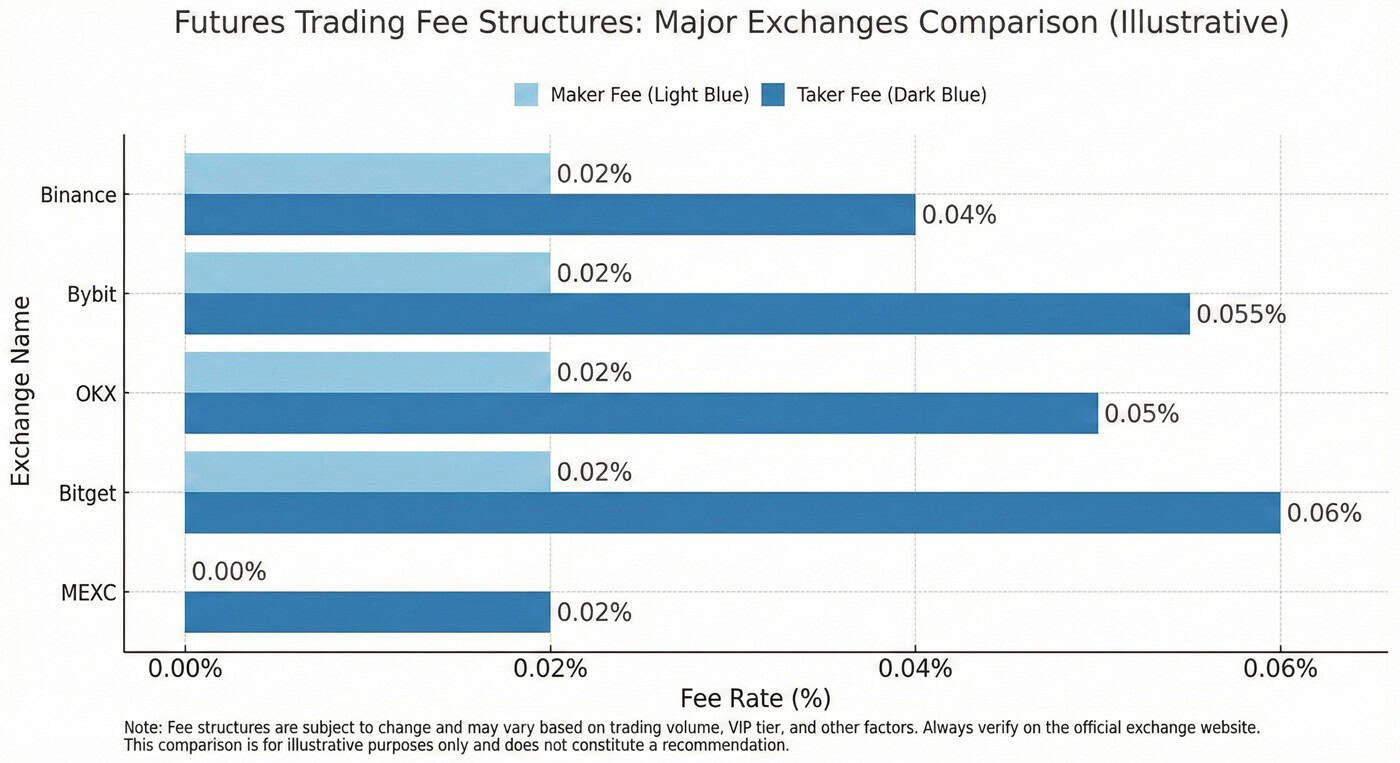 Comparison of maker and taker fee structures across futures trading platforms