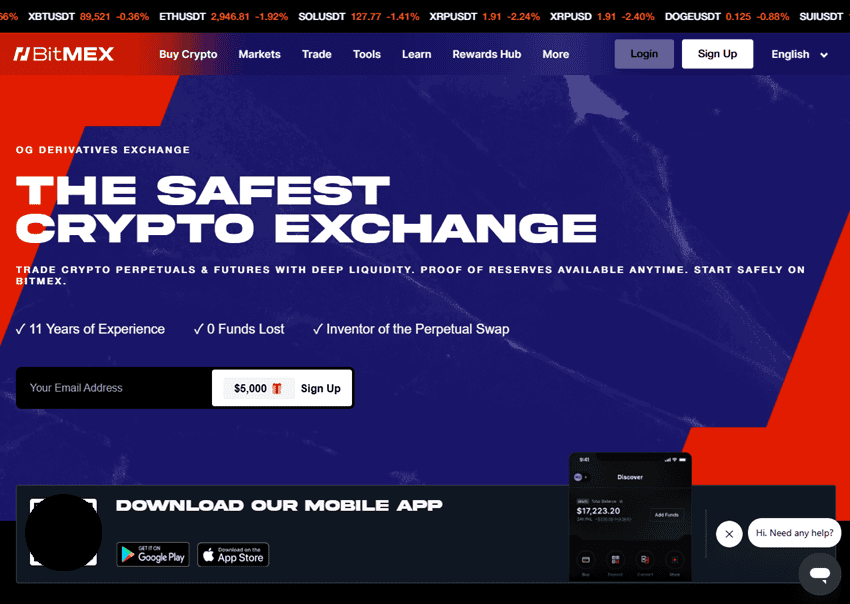 bitmex exchasnge overview