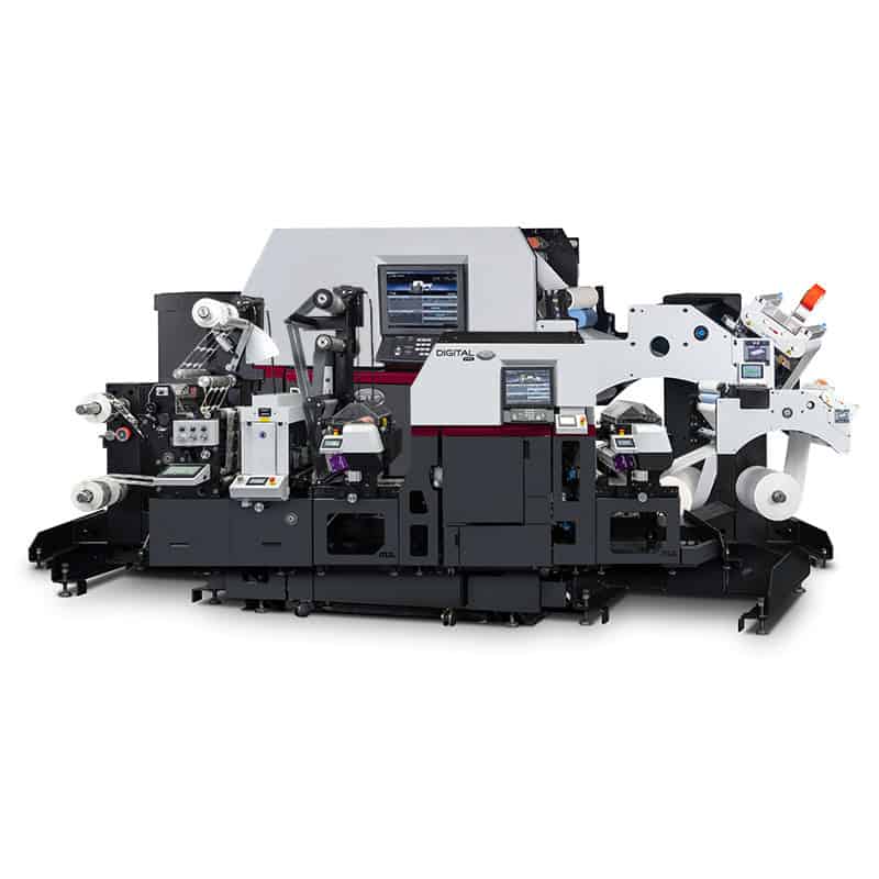 High-speed digital printing press for custom labels and packaging solutions in Australia.