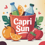 caprisun poche fruits enfants illustration ludique