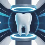 con beam dentaire mâchoire vue 3D rayons X