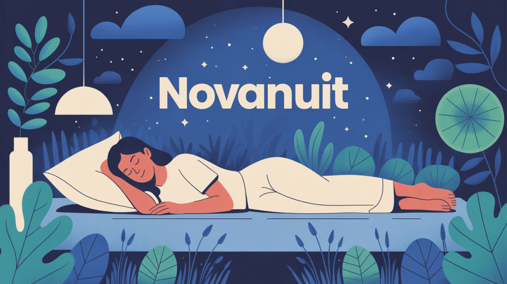 Novanuit illustration sommeil ambiance apaisante