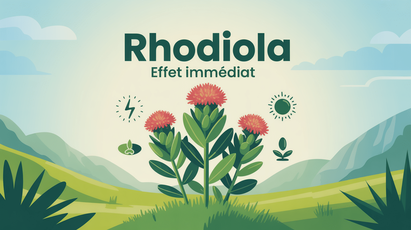 rhodiola effet immédiat, illustration sur le stress et la fatigue