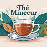 illustration conceptuelle thé minceur ambiance bien-être