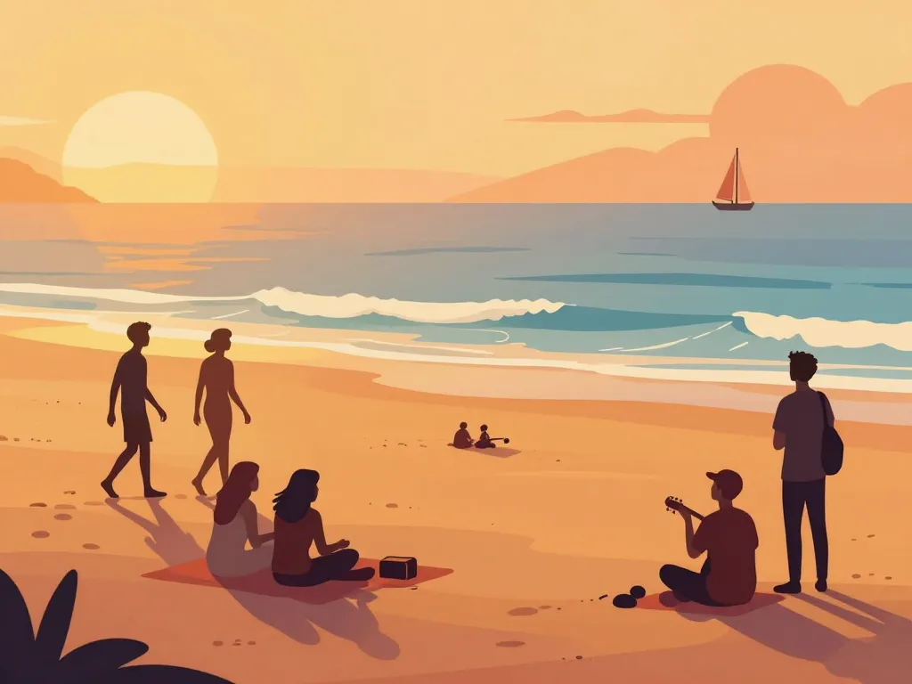 Ambiance plage Pornic activités