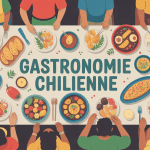 Plat chilien sur table conviviale, spécialités gastronomie chilienne