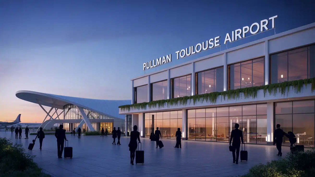 hotel pullman toulouse facade piscine voyageurs