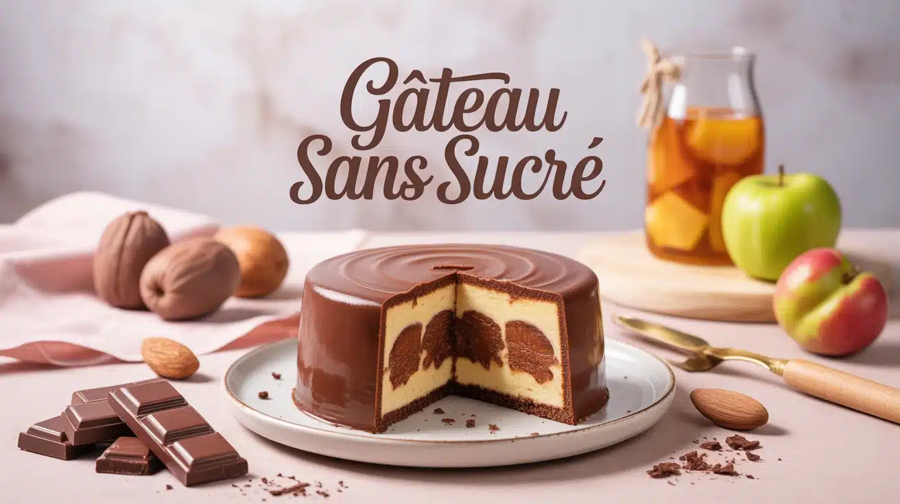 recette gâteau sans sucre pour diabétique chocolat amande