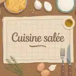 recette salé cake olives feta plan de travail