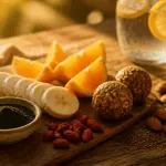aliment qui donne de l energie rapidement fruits et graines sur table