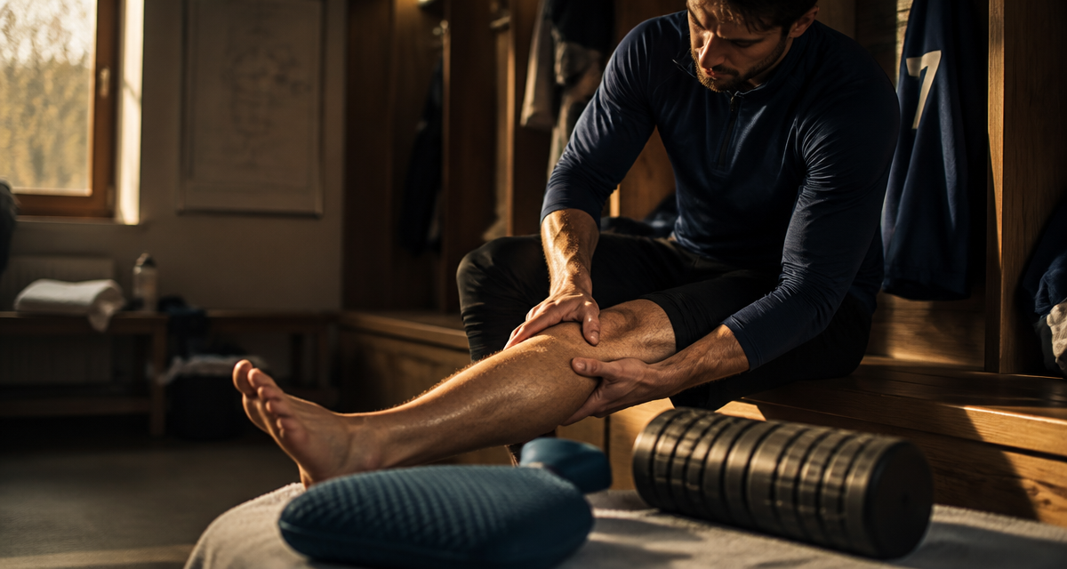 contracture au mollet que faire sportif masse mollet