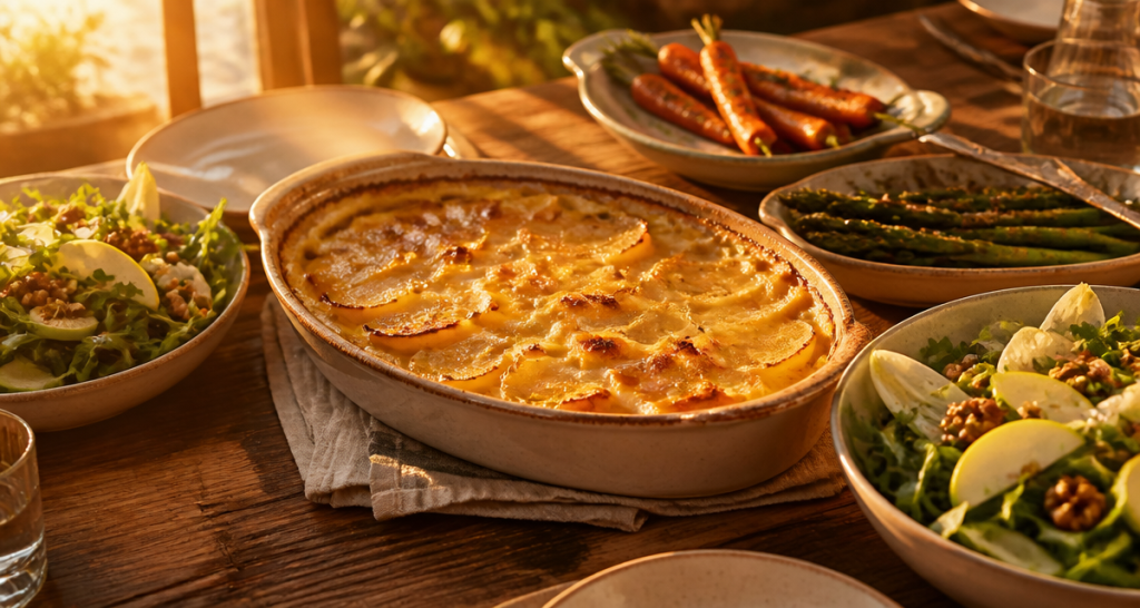 Gratin dauphinois sans viande : 4 duos parfaits pour équilibrer votre assiette