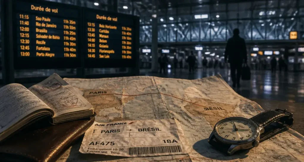 Heure de vol paris bresil : passeport et billet à l’aéroport