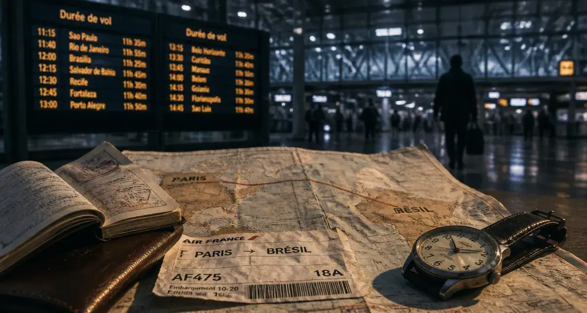 Heure de vol paris bresil : passeport et billet à l’aéroport