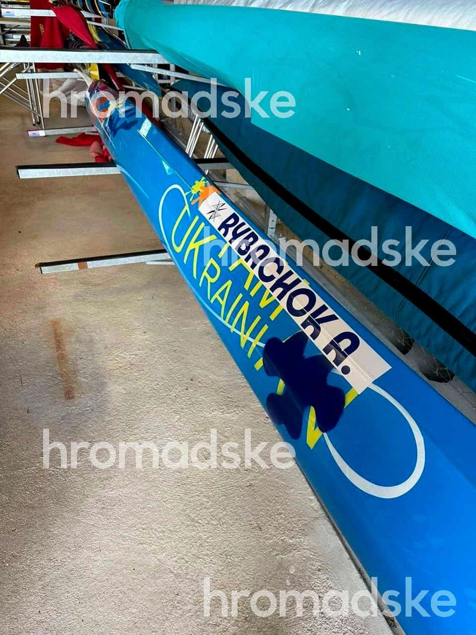 Зображення посту: На Олімпіаді заборонили напис «I am Ukrainian» на човні каноїстки Анастасії Рибачок