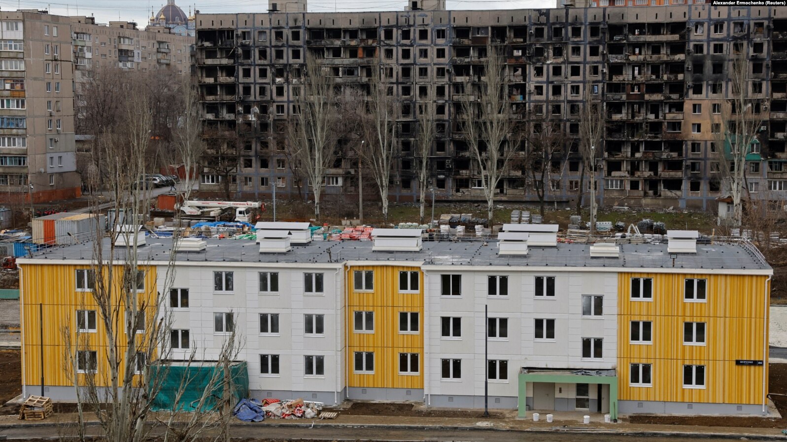 Зображення посту: У Маріуполі окупанти виділили 65 тисяч квадратних метрів землі під іпотечне будівництво