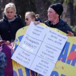 Зображення посту: Українці вийшли до посольства США у Києві із закликом повернути полонених
