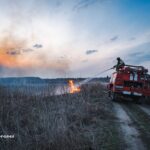Зображення посту: Біля Краматорська рятувальники понад сім годин гасили пожежу після обстрілу