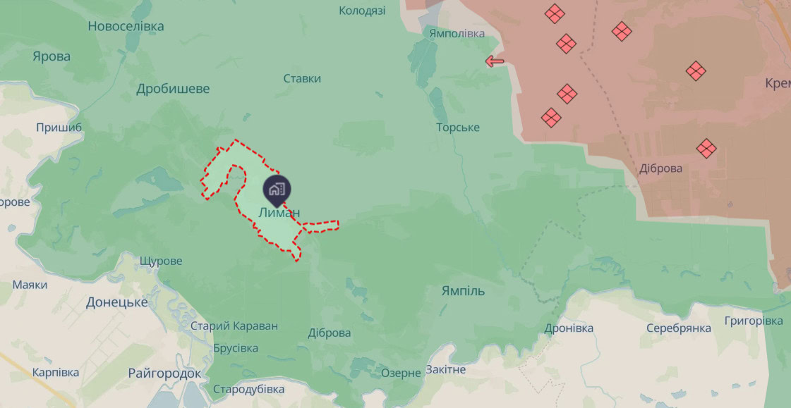Стаття: ISW: Росія планує захопити Лиман для подальшого масштабного наступу на сході України