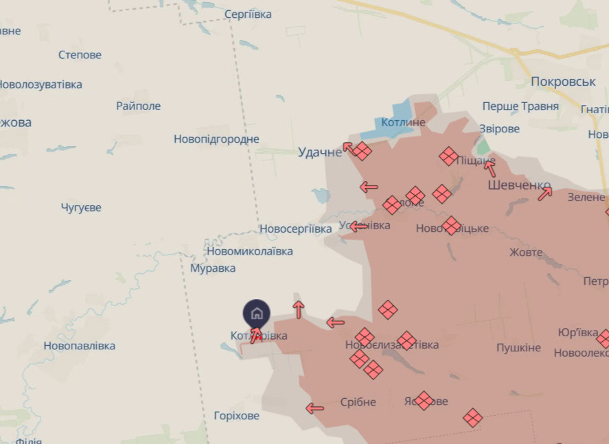 Зображення посту: ЗСУ спростували захоплення селища на Донеччині поблизу кордону з Дніпропетровщиною