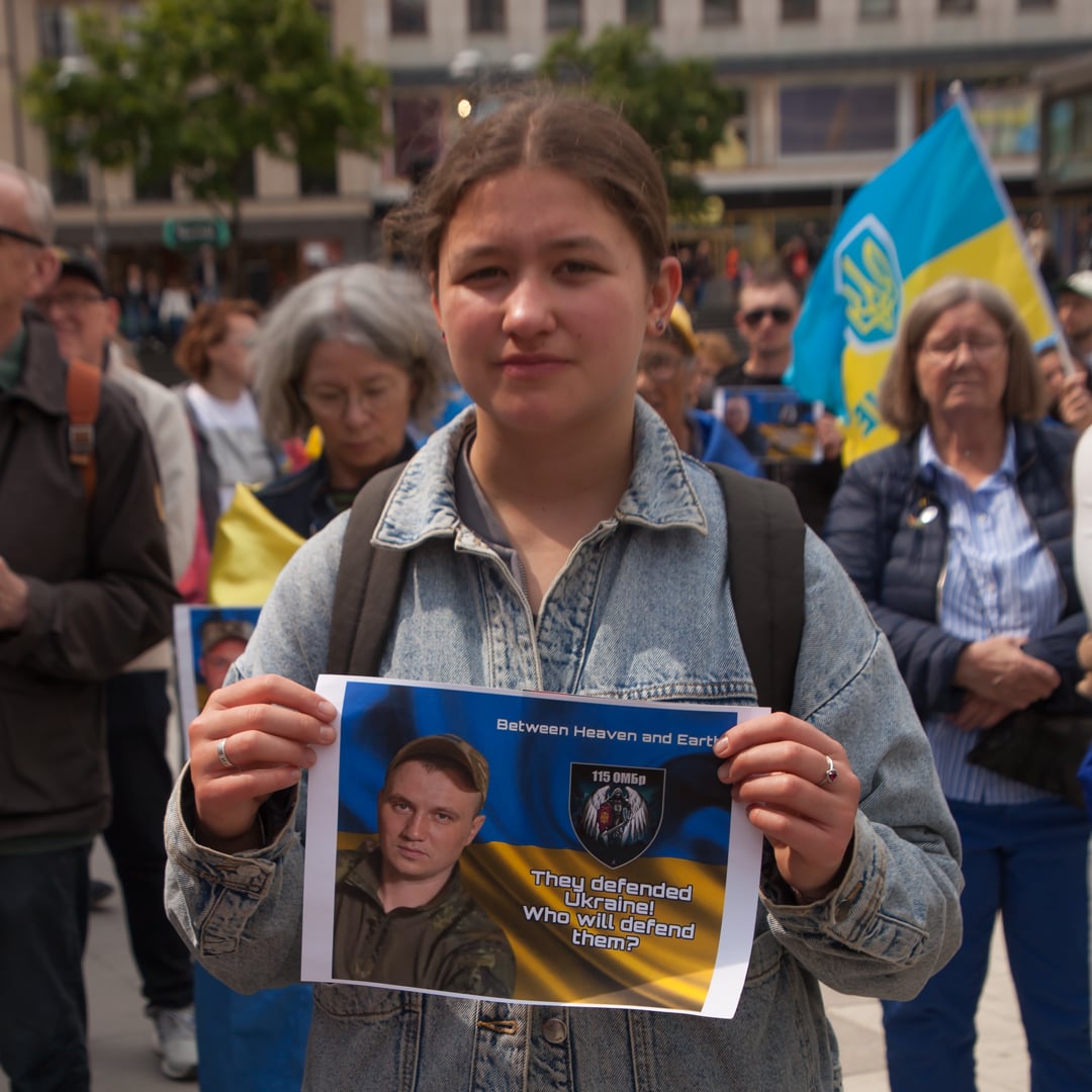 Зображення посту: У Стокгольмі відбулася акція на підтримку українських полонених