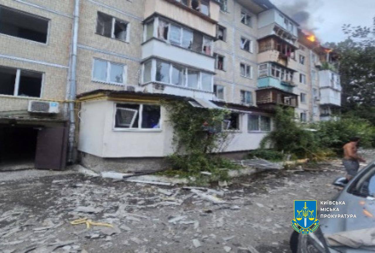Зображення посту: Масована атака РФ на Київ у ніч на 31 липня — загинули 6 людей, серед них дитина