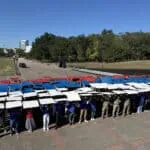Зображення посту: В окупованому Донецьку провели акцію до Дня незалежності КНДР