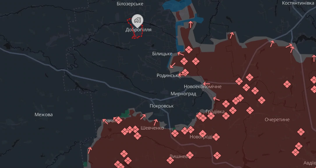 Стаття: ЗСУ відбили спробу росіян закріпитися на позиціях біля Добропілля
