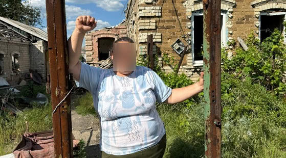 Стаття: У зруйнованій Мар’їнці залишилася лише одна мешканка