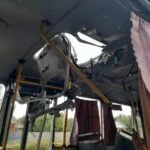 Зображення посту: У Костянтинівці окупанти вдарили дроном по автобусу з працівниками комунального підприємства