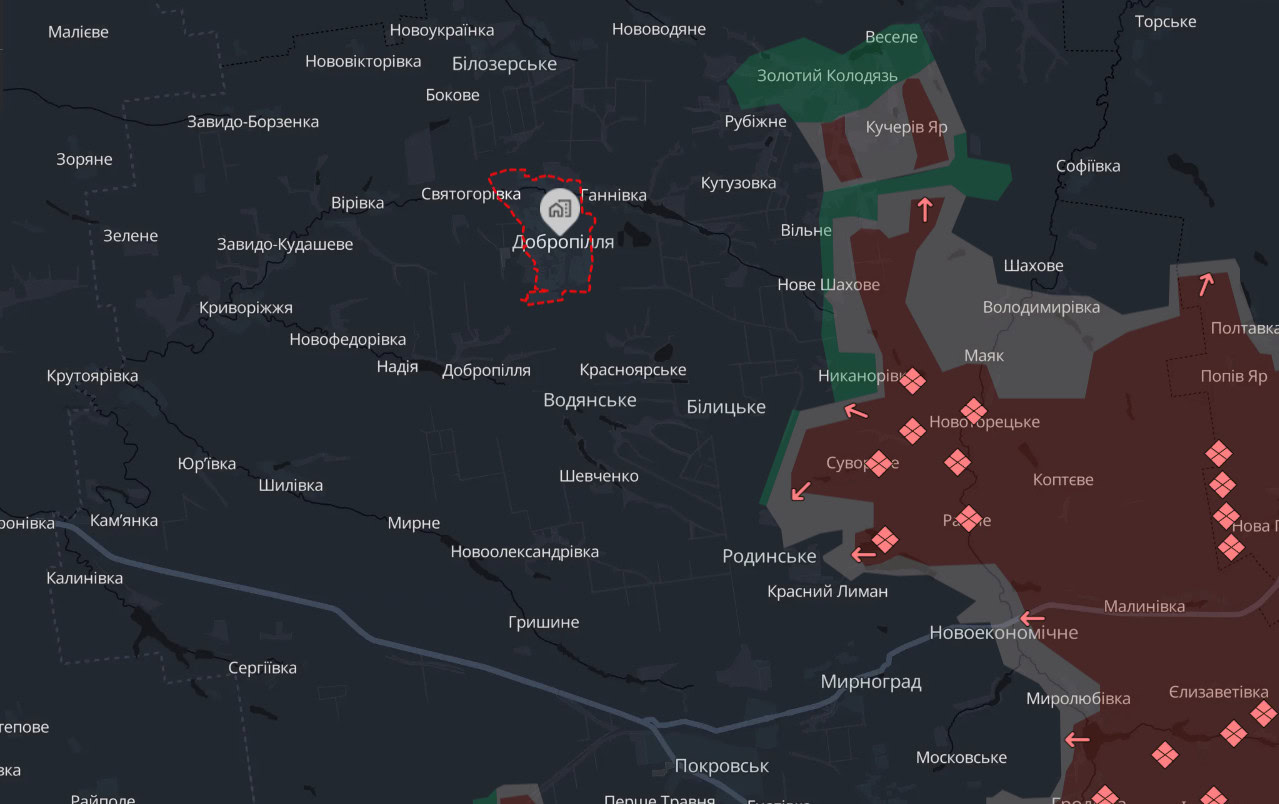Зображення посту: Окупанти перекидають війська з Херсонщини та Сумщини на Донеччину для наступу на Мирноград і Покровськ