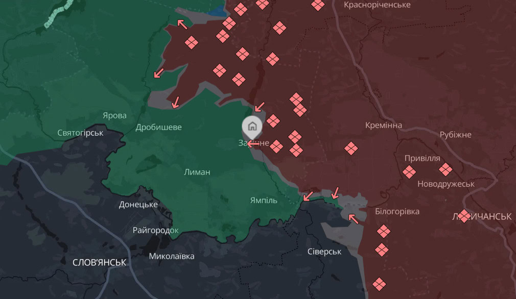 Зображення посту: ЗСУ відновили контроль над селом Зарічне на Донеччині
