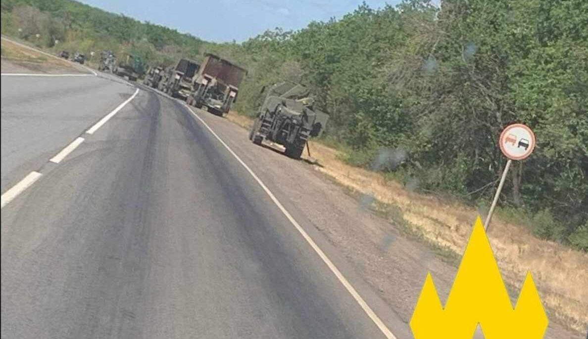 Стаття: Рух спротиву «Атеш» зафіксував переміщення російської техніки з Луганська на Запорізький напрямок