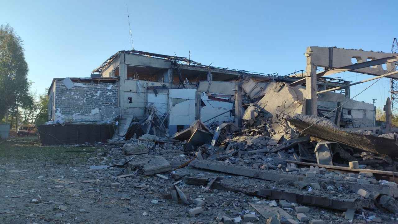 Зображення посту: Росіяни зруйнували будівлю міськгазу в Костянтинівці