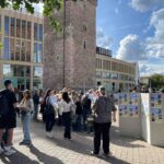 Фото акції «Маріуполь — порт пам’яті» у Німеччині