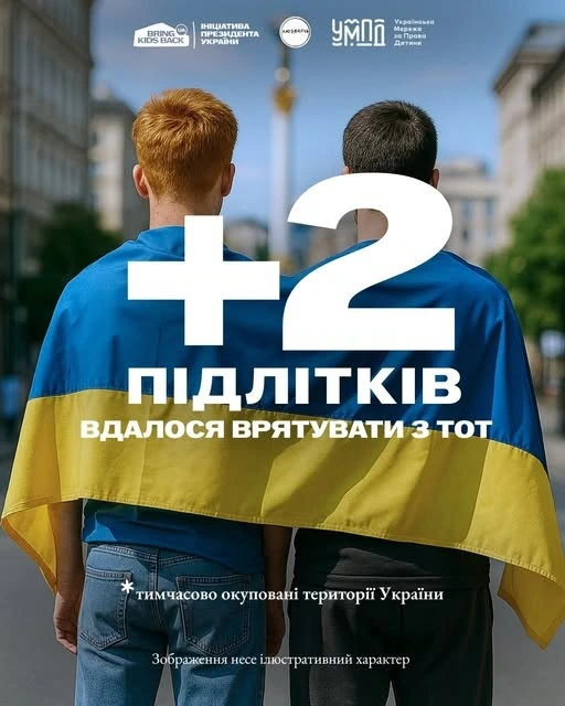 Зображення посту: «Мріяв вступити до українського вишу»: з окупації повернули двох підлітків