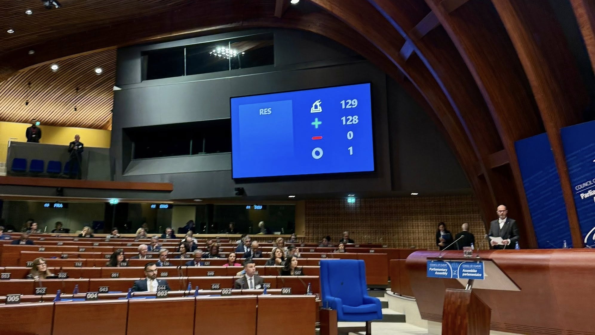 Зображення посту: ПАРЄ закликала Росію звільнити 26 українських журналістів із полону