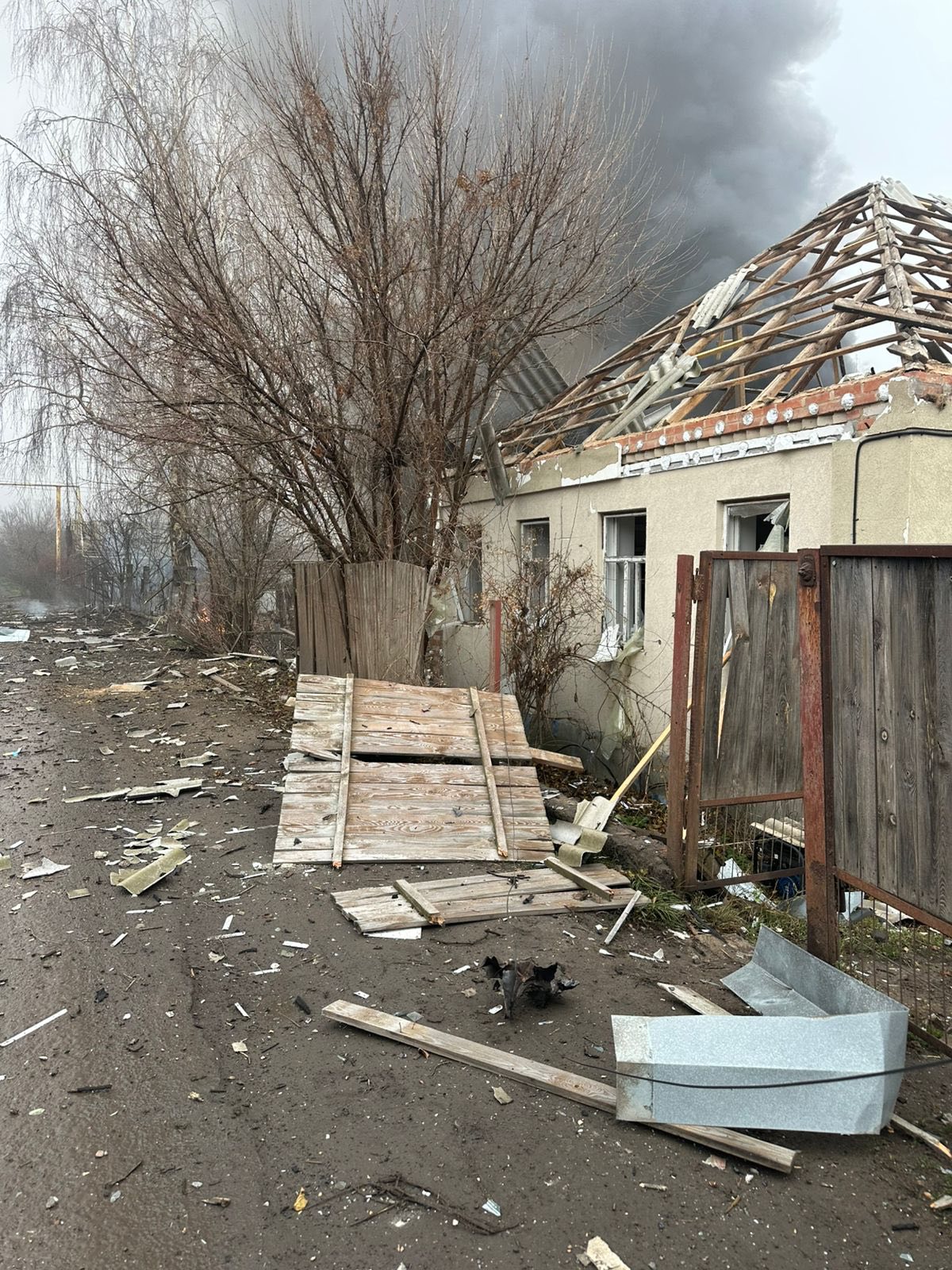 Зображення посту: Понад 20 будинків пошкоджено в Билбасівці після атаки дронів