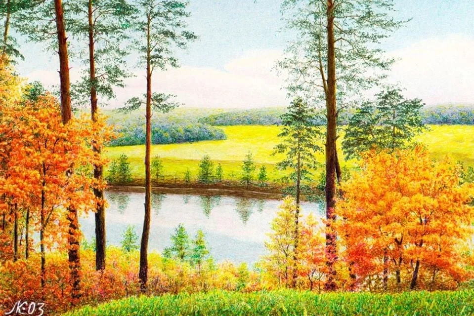 Зображення посту: Картини, написані вустами: історія художниці з Луганщини Катерини Литовченко