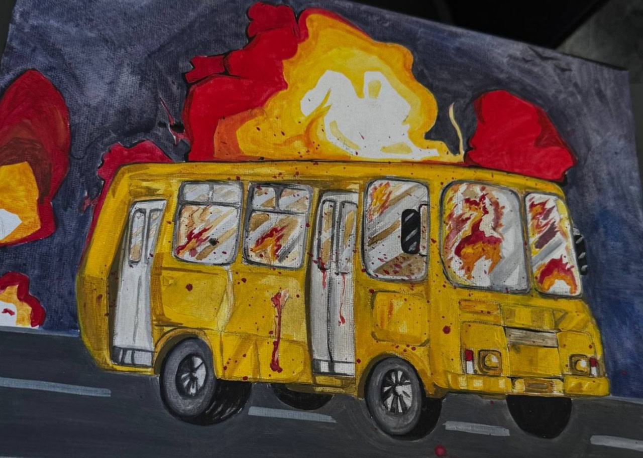 Зображення посту: «На лінії вогню»: діти з Краматорська представили виставку про війну на Донеччині