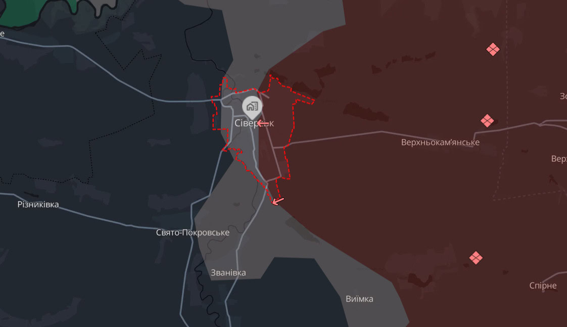 Зображення посту: Бої за Сіверськ тривають: ЗСУ заперечують заяви РФ про окупацію