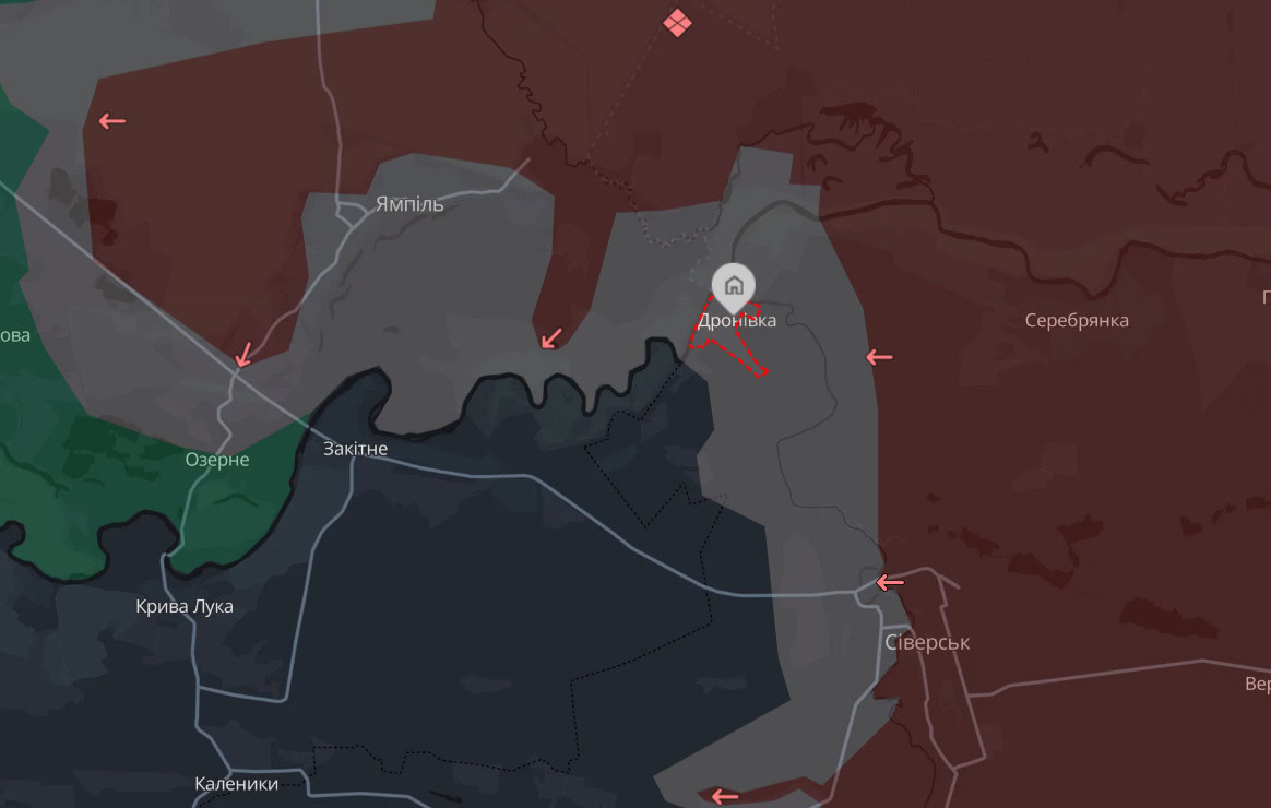 Зображення посту: Українські військові спростували захоплення Серебрянки та Дронівки поблизу Сіверська