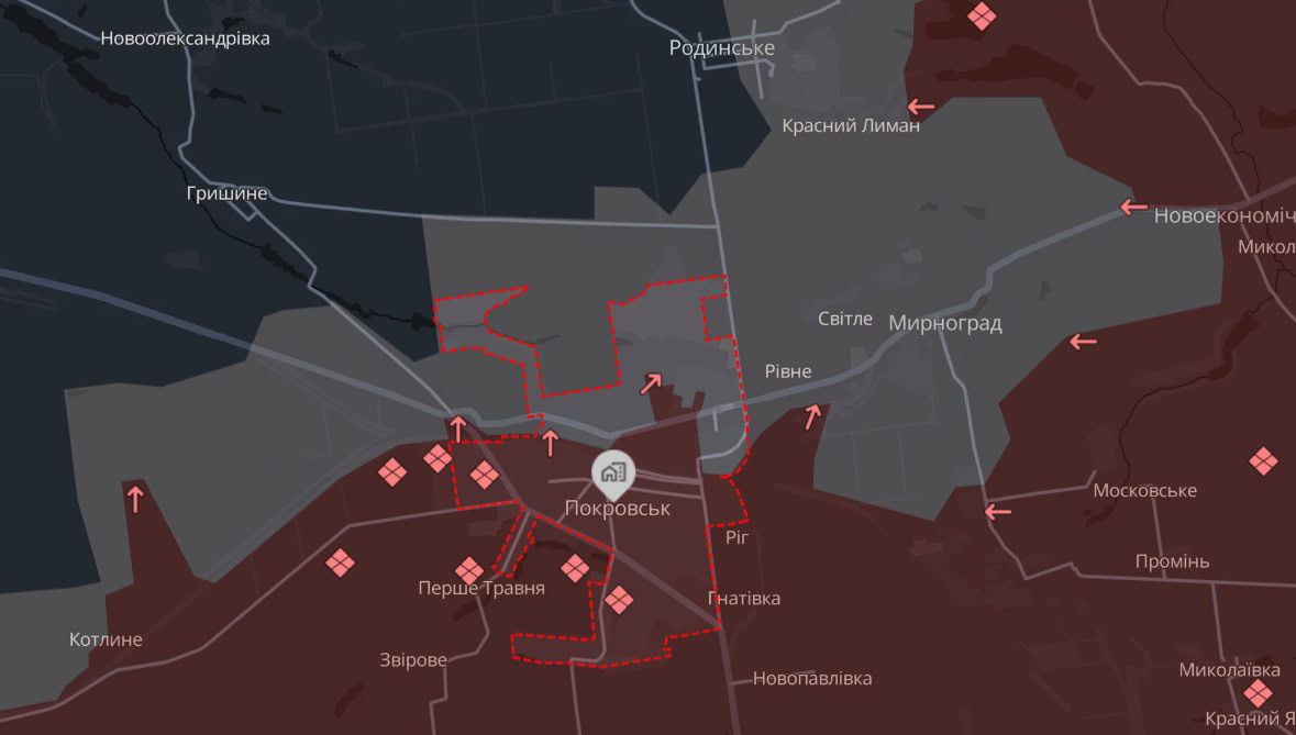 Зображення посту: Бої за Покровськ: РФ діє малими групами для просування, використовуючи погодні умови
