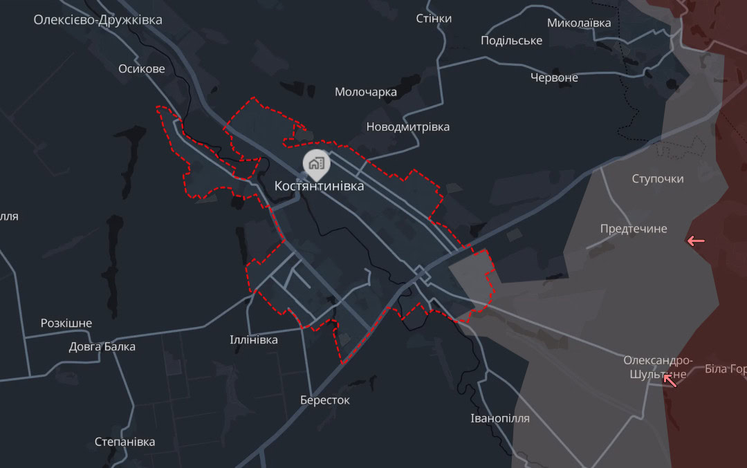 Зображення посту: Росія заявила про захоплення частини Костянтинівки: у ЗСУ спростовують