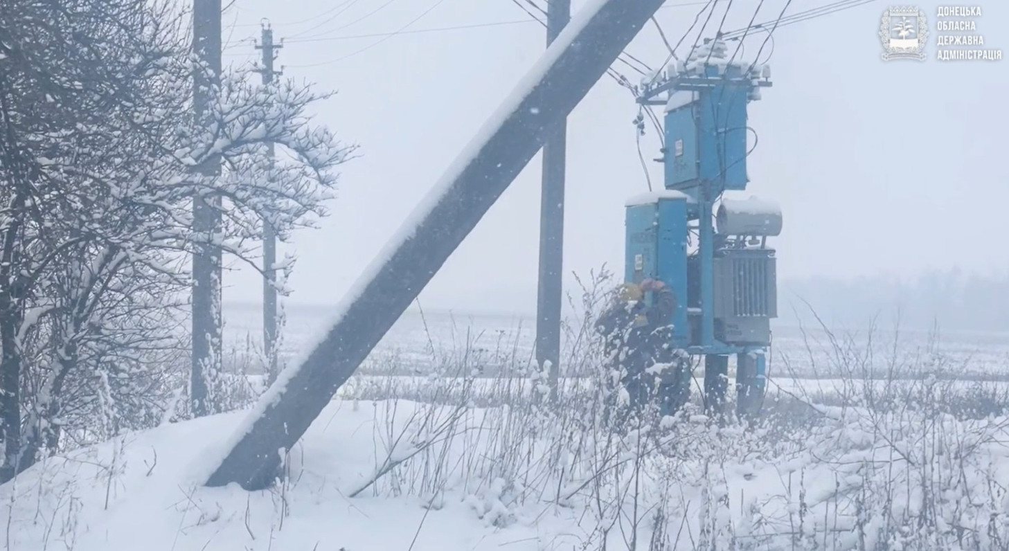 Стаття: На Донеччині щодня руйнуються понад 10 енергооб’єктів через обстріли РФ