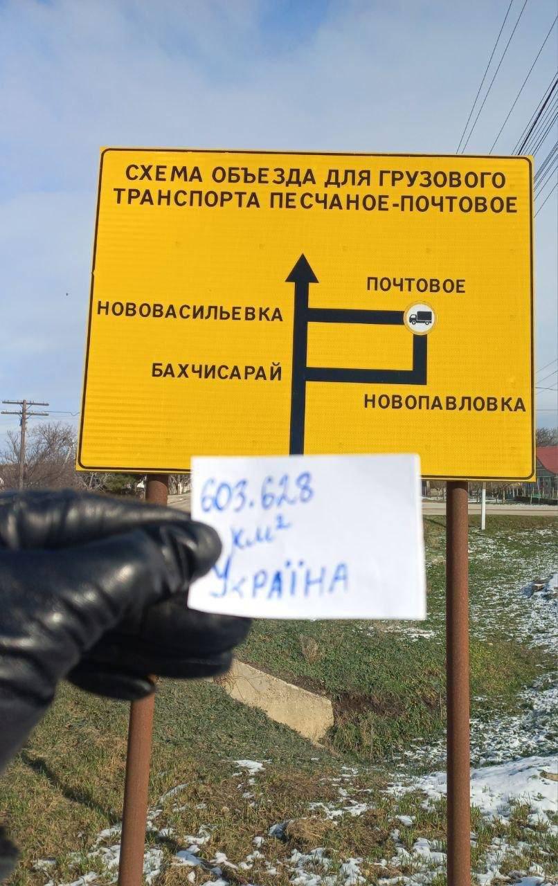 Зображення посту: Україна єдина: на окупованих територіях провели акцію до Дня Соборності