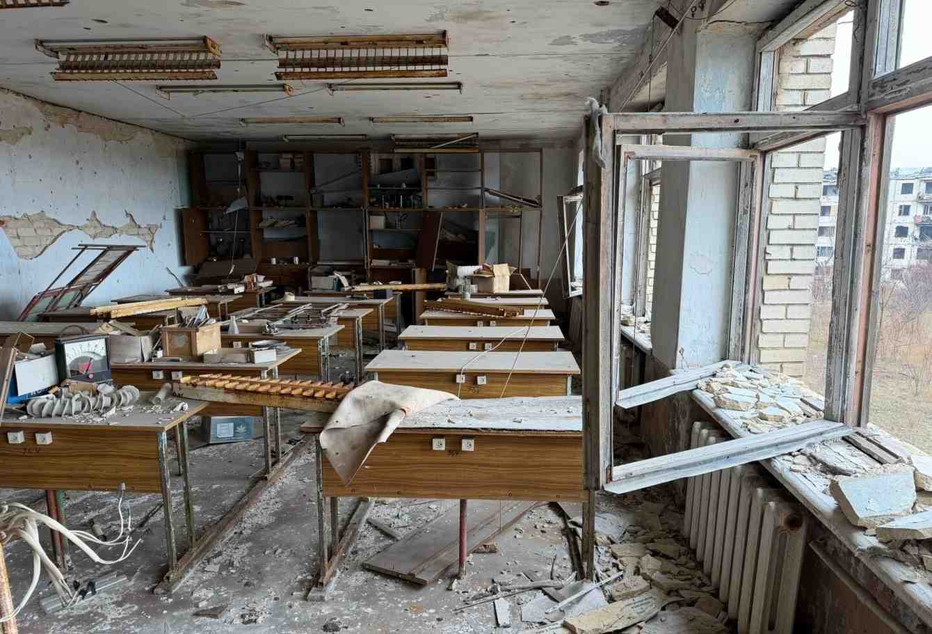 Зображення посту: Окупанти показали зруйновану Красногорівку і заявили про «відродження» міста